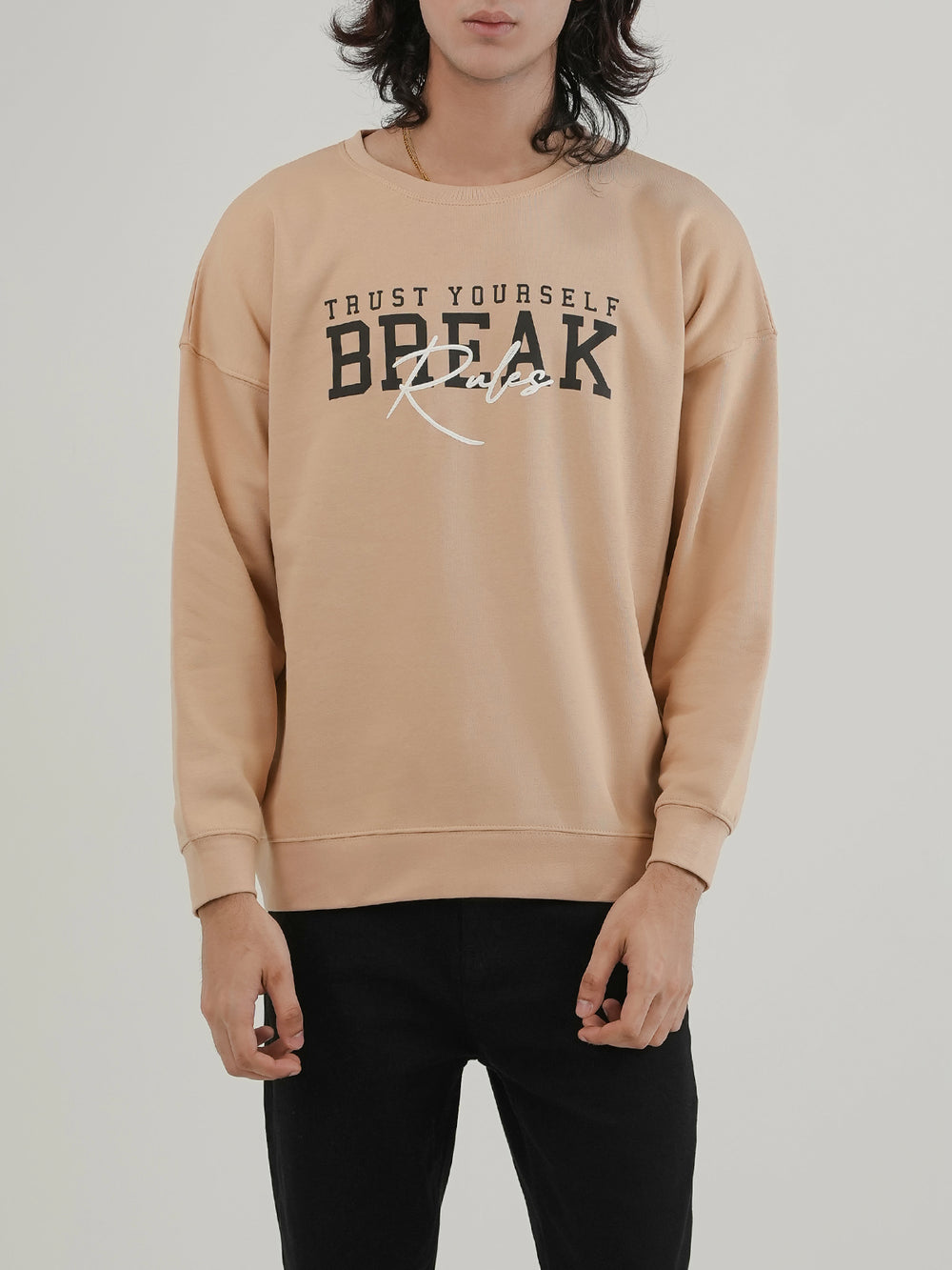"BONNIE" Casual Graphic Fleece Sweatshirt