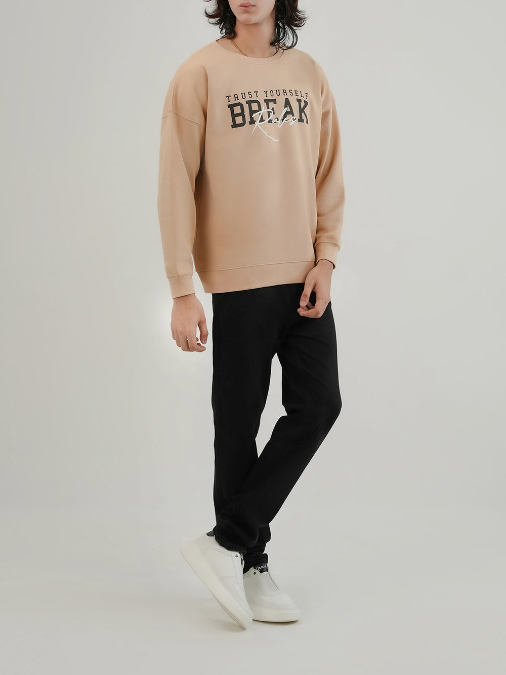 "BONNIE" Casual Graphic Fleece Sweatshirt