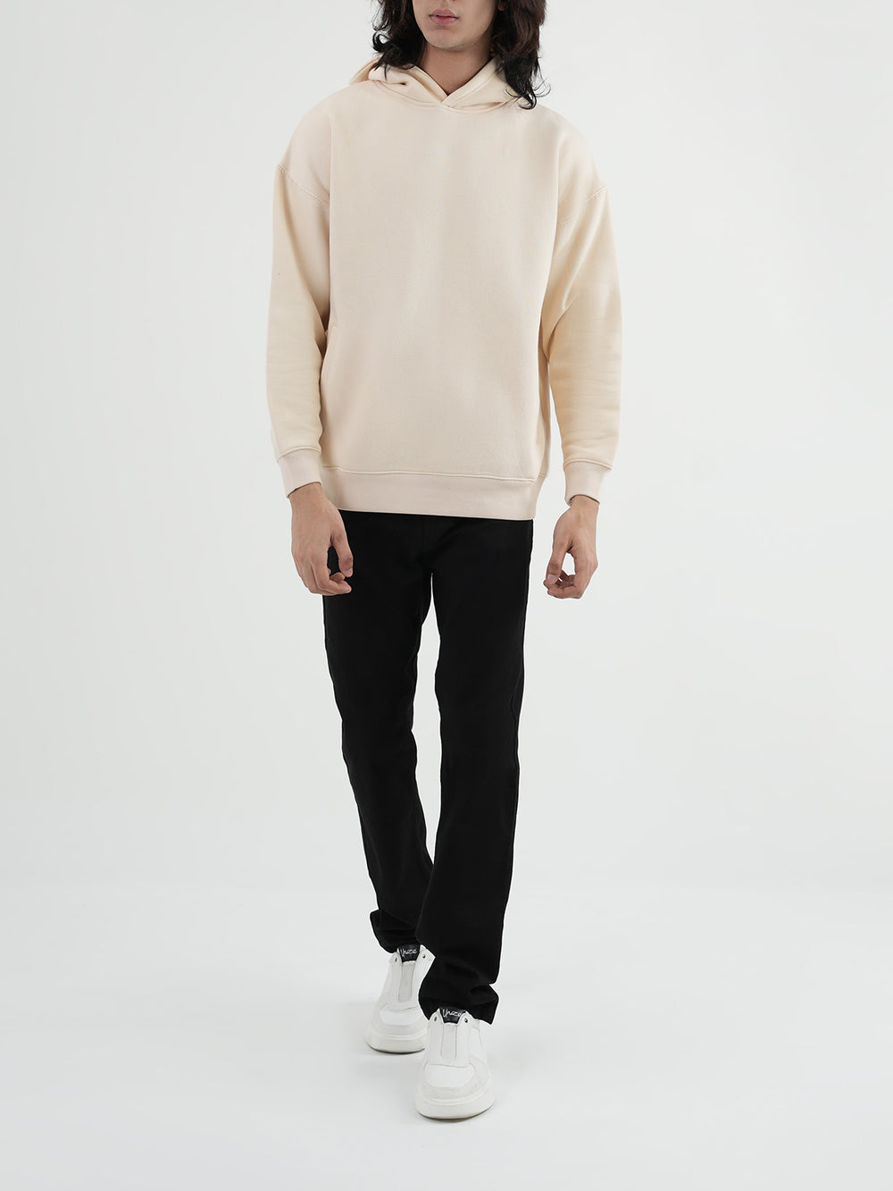 "BAUER" Drop Shoulder Fleece Hoodie