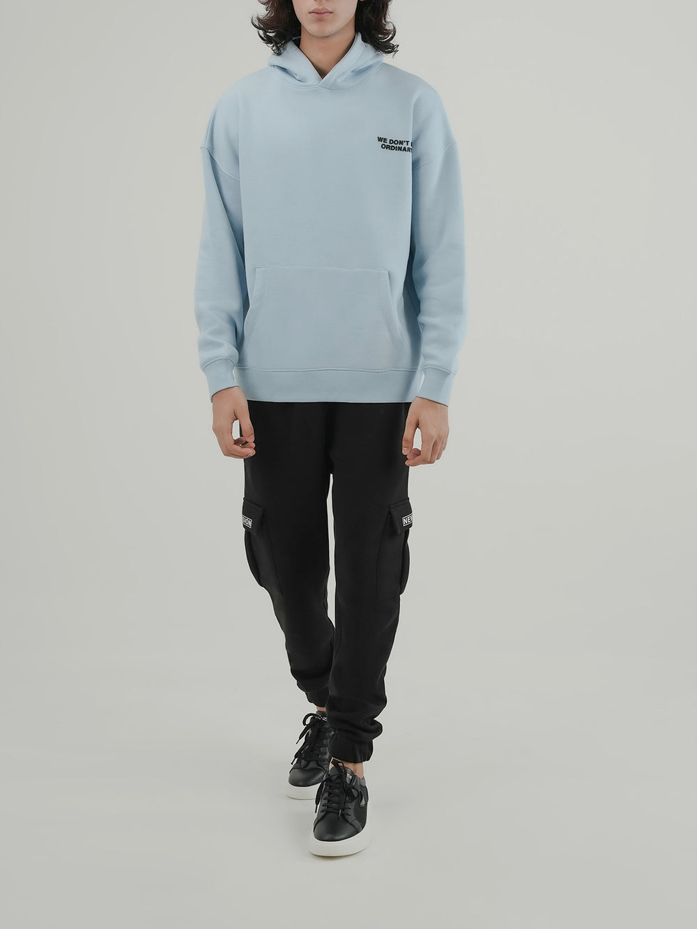 "BAYLOR" Drop Shoulder Fleece Hoodie