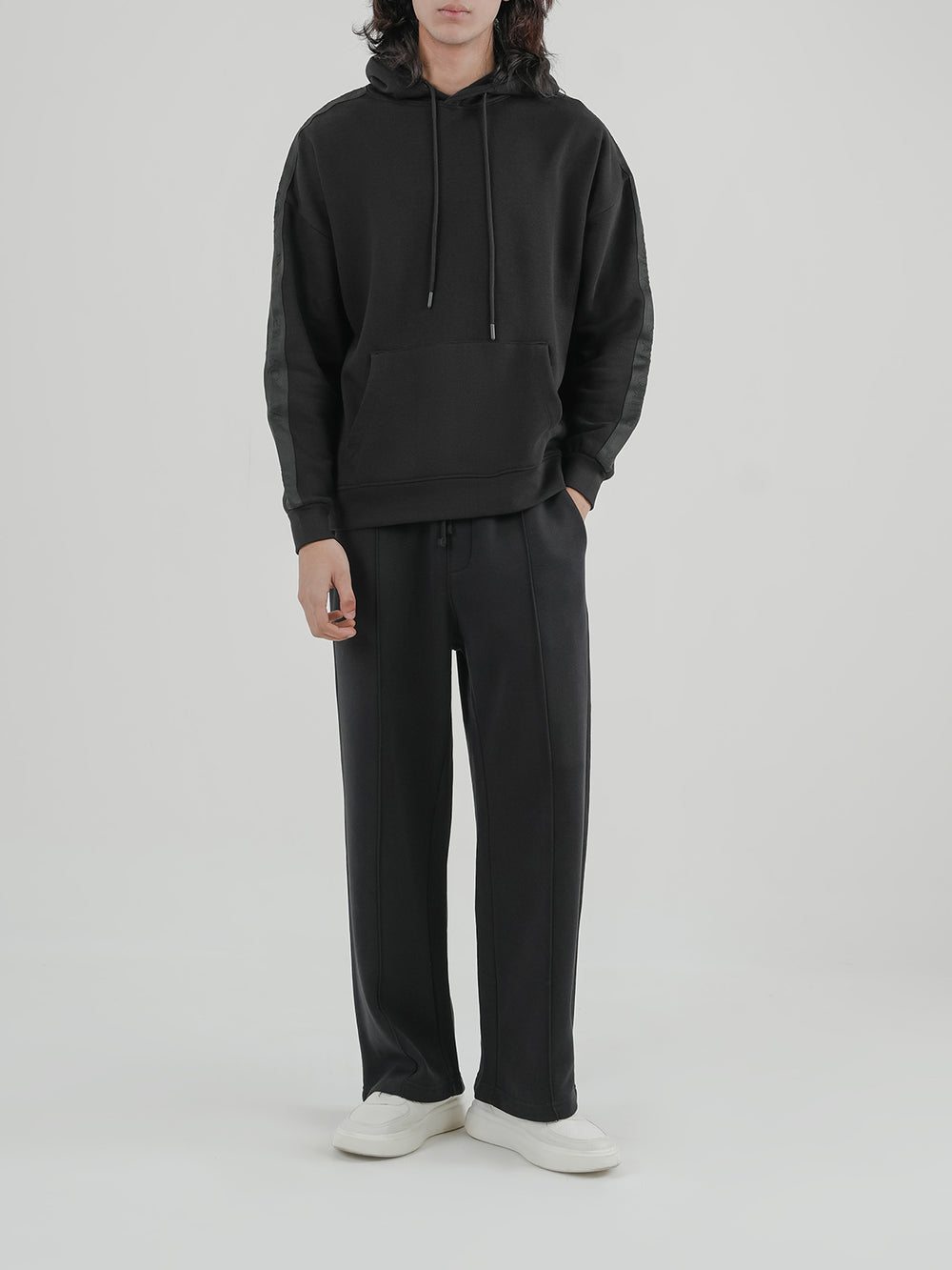 "BLITHE" Graphic Fleece Hoodie
