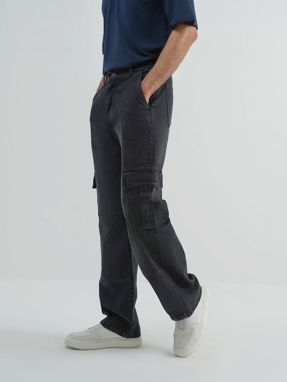 "JOSEPH" Cargo Fit Denim Jeans
