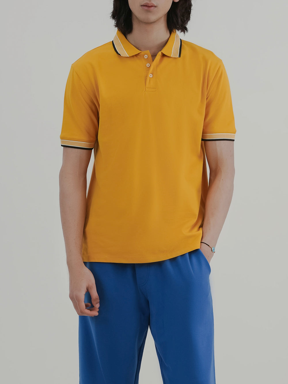 "ABELLE" Regular Fit Pique Polo Shirt