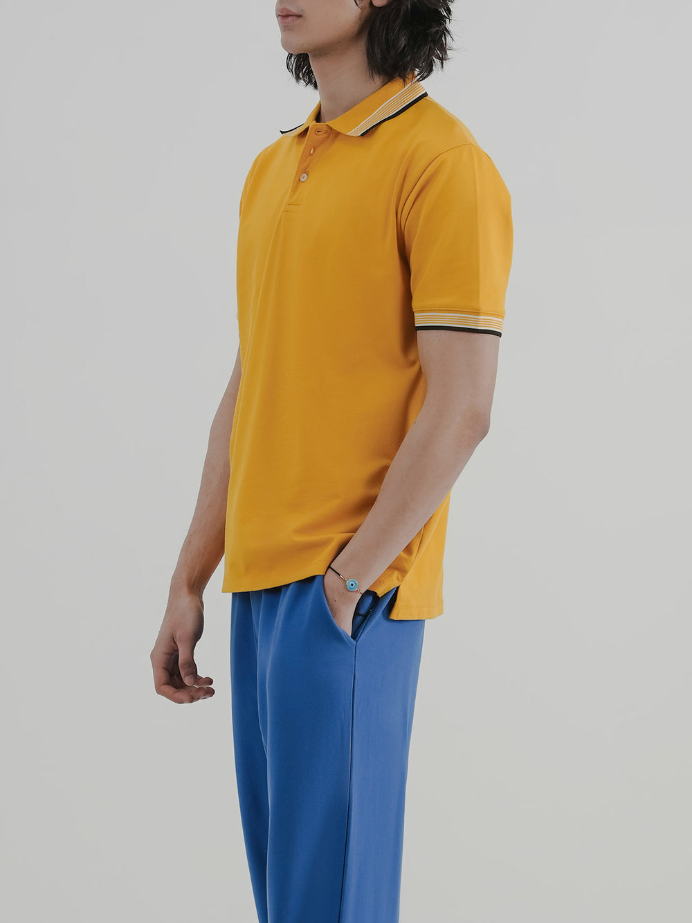"ABELLE" Regular Fit Pique Polo Shirt