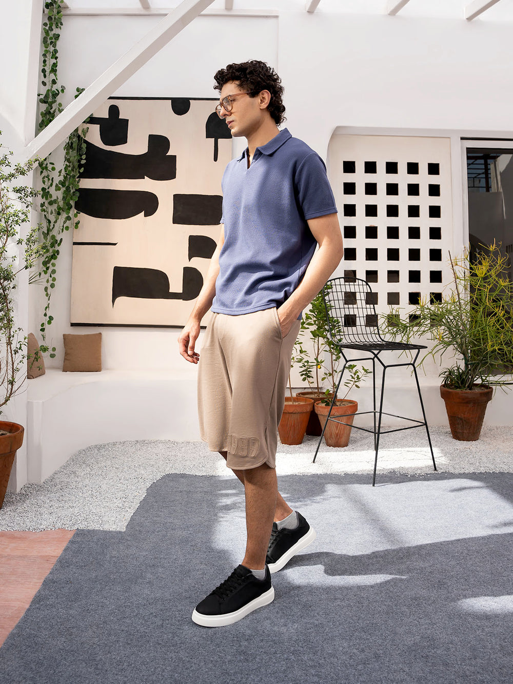"ACQUEL" Regular Fit Jacquard Polo Shirt