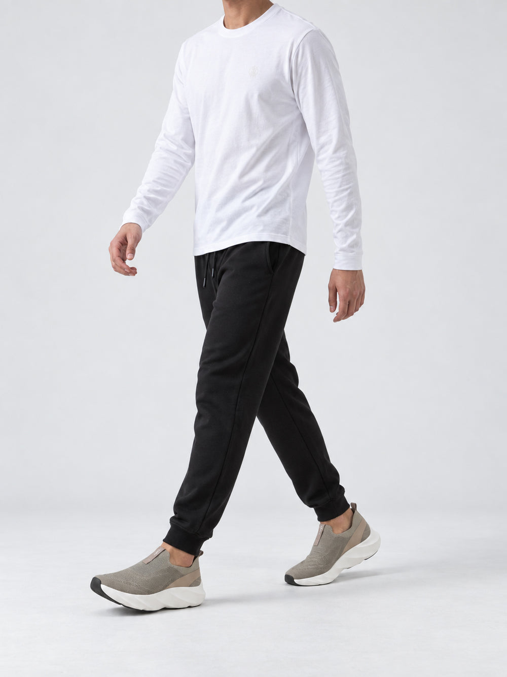 "XAVIER" Loose-Fit Fleece Basic Trouser