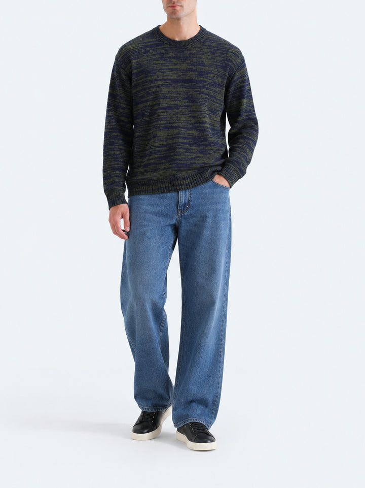 "HARRISON" Slub Knit Acrylic Sweater