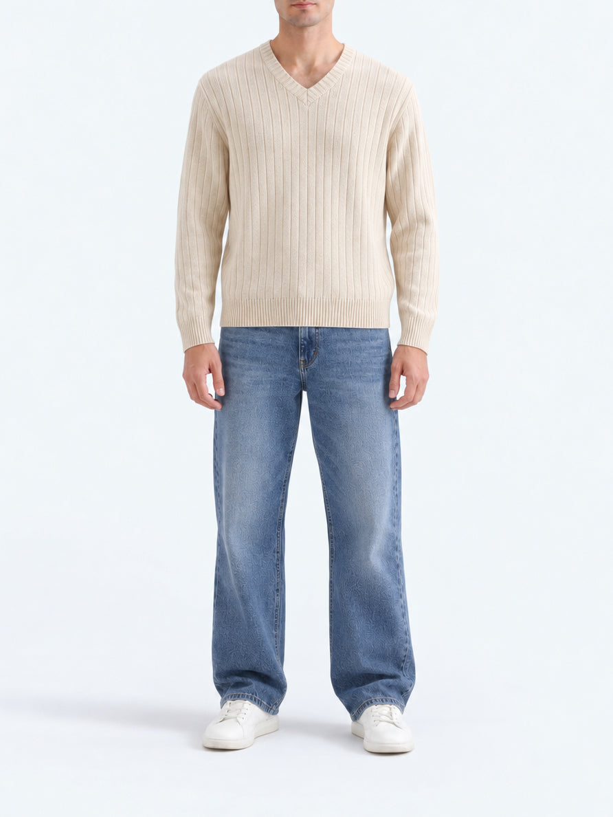 "RYDER" Fine Knit Acrylic Sweater