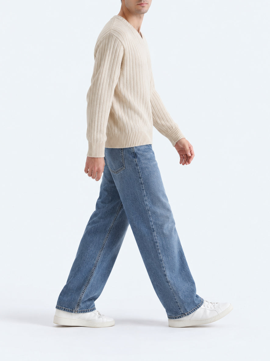"RYDER" Fine Knit Acrylic Sweater