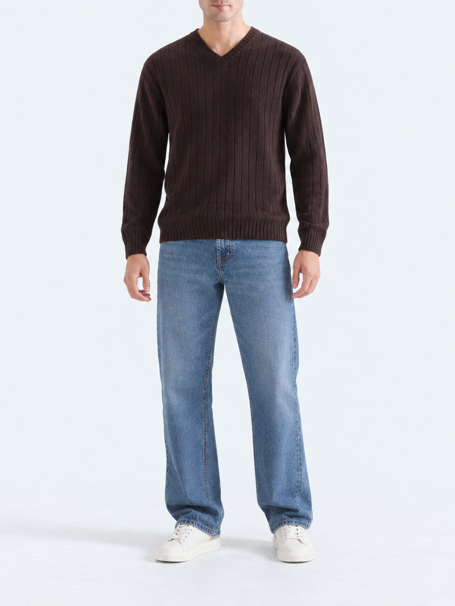 "RYDER" Fine Knit Acrylic Sweater