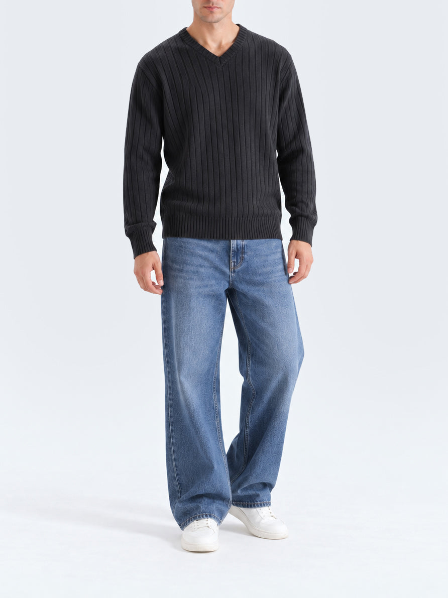 "RYDER" Fine Knit Acrylic Sweater