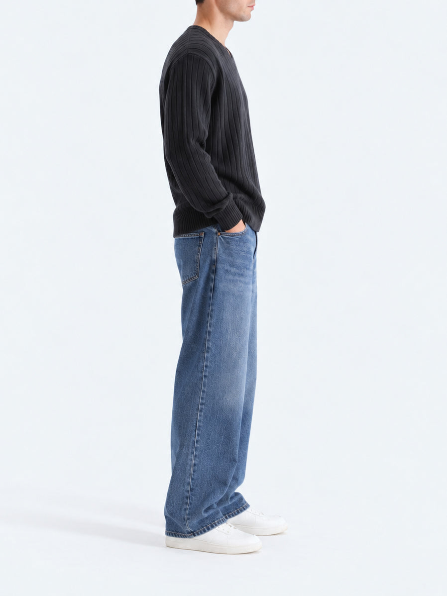 "RYDER" Fine Knit Acrylic Sweater