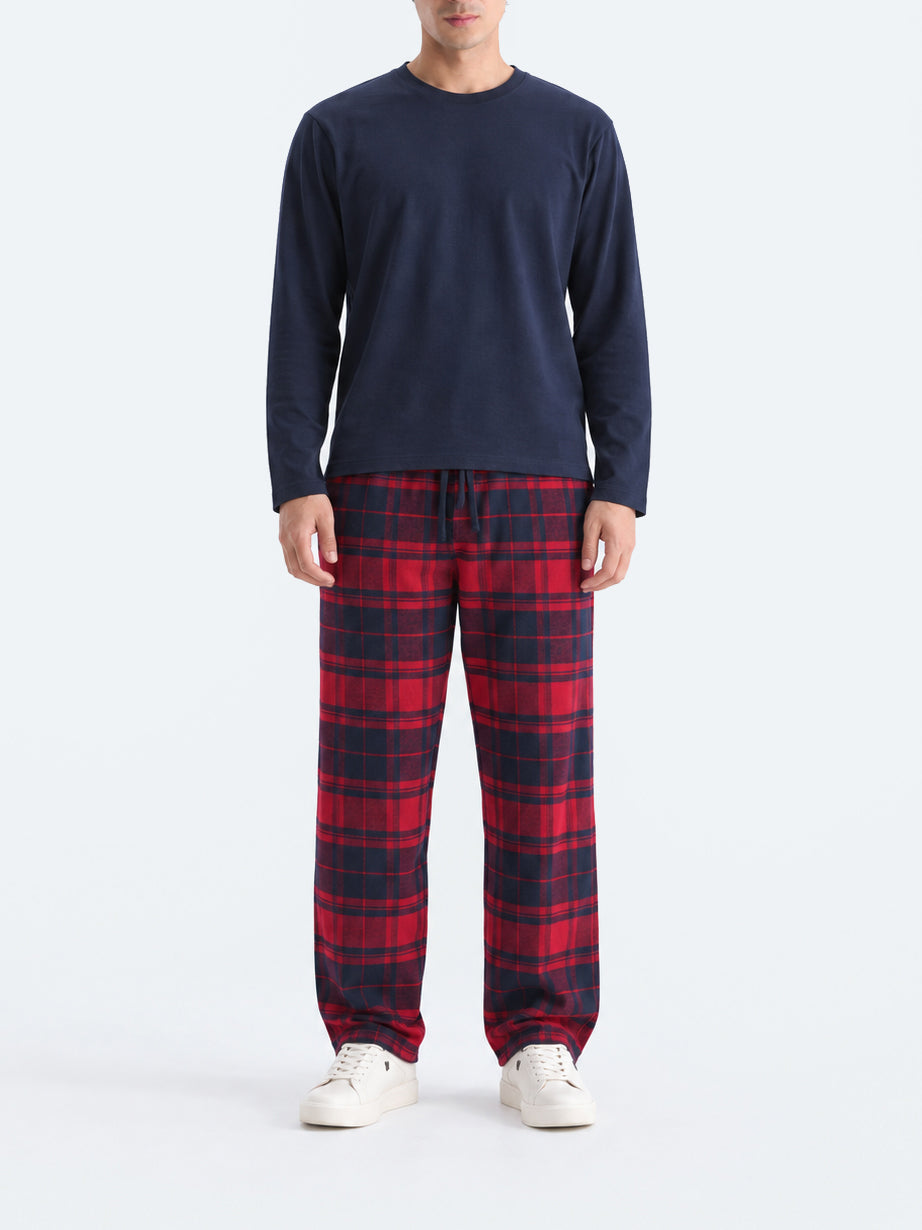 "DOMINIC" Flannel Cotton Night Suit