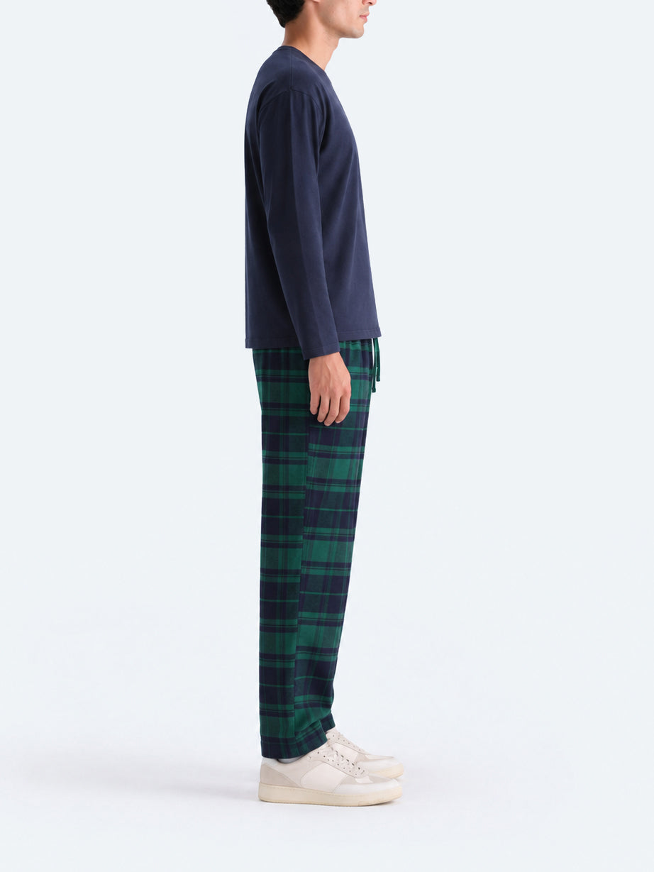 "DOMINIC" Flannel Cotton Night Suit