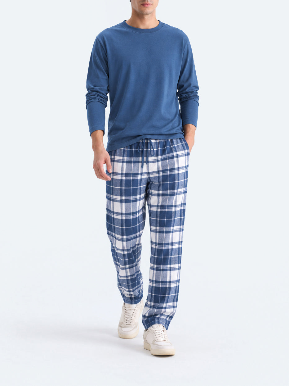"DOMINIC" Flannel Cotton Night Suit