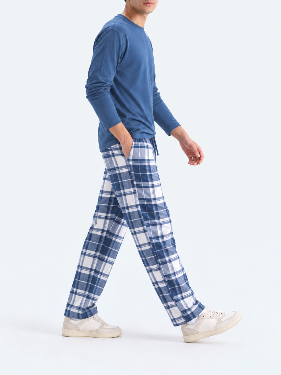 "DOMINIC" Flannel Cotton Night Suit