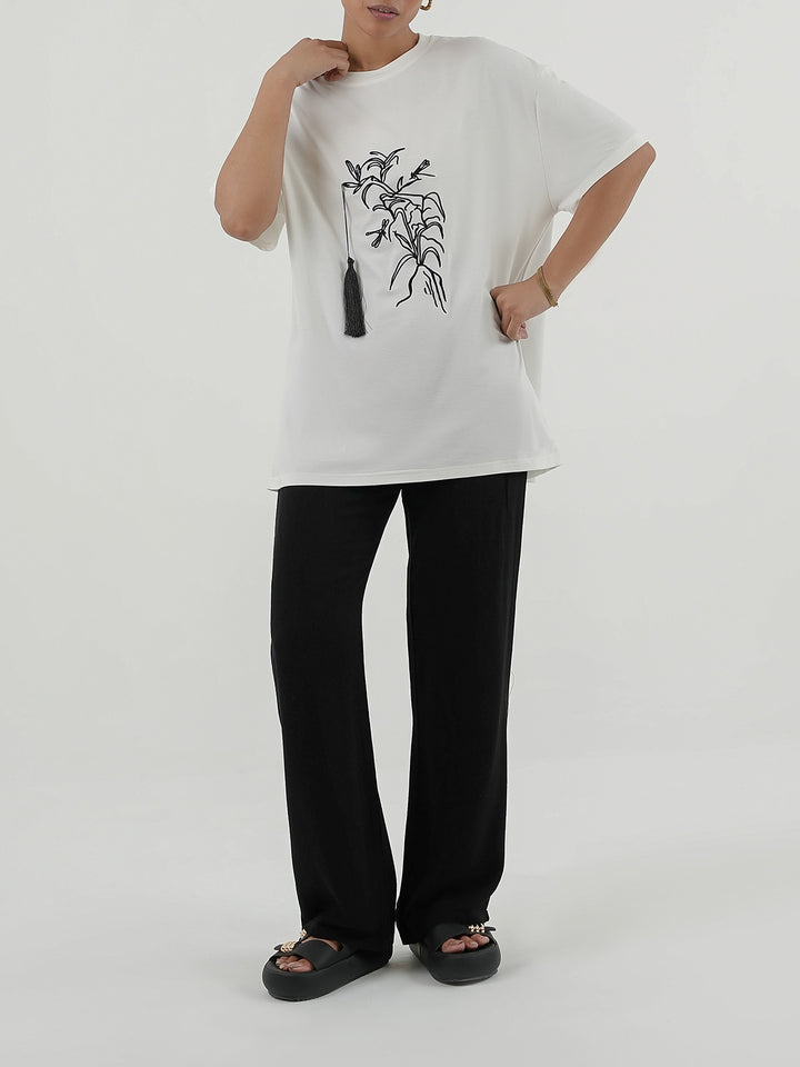 "KITOKO" Regular Fit Basic T-Shirt