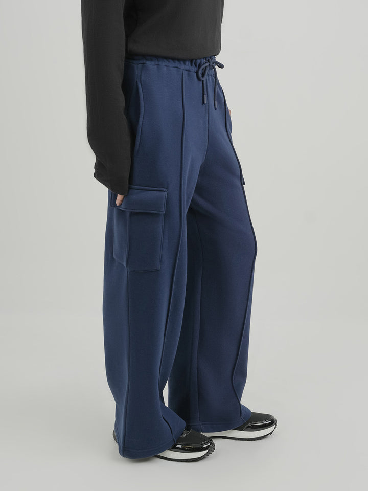 "HATHOR" Perfect Fleece Wide Leg Trouser