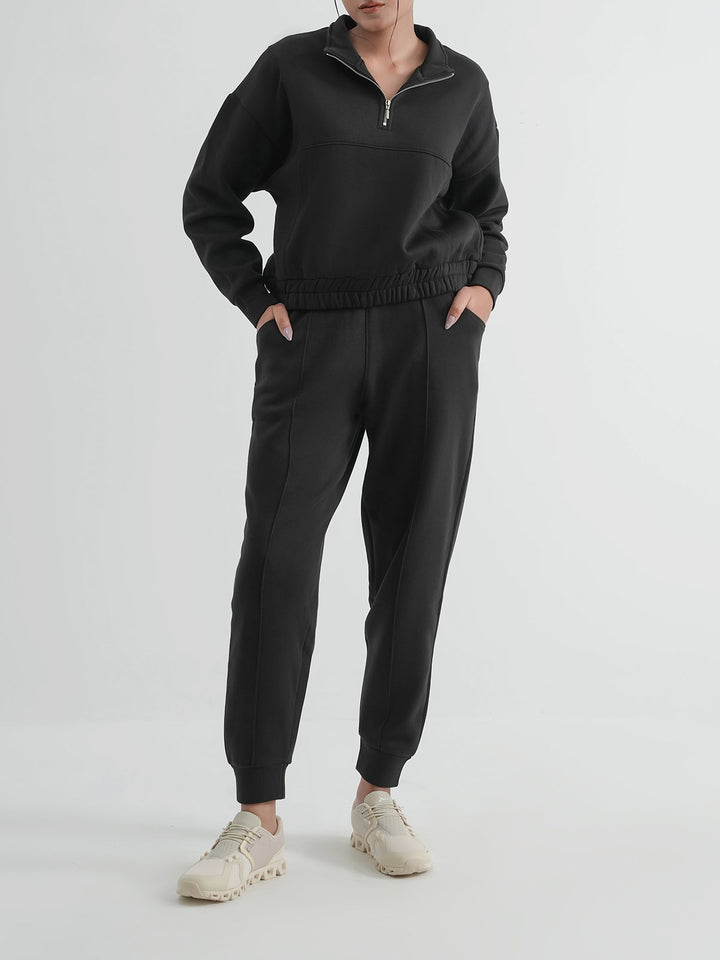 "MAPELAI" Cozy Basic Fleece Track Suit