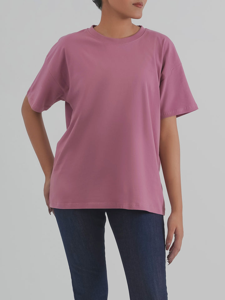 "SPRUCE" Basic Drop Shoulder T-Shirt