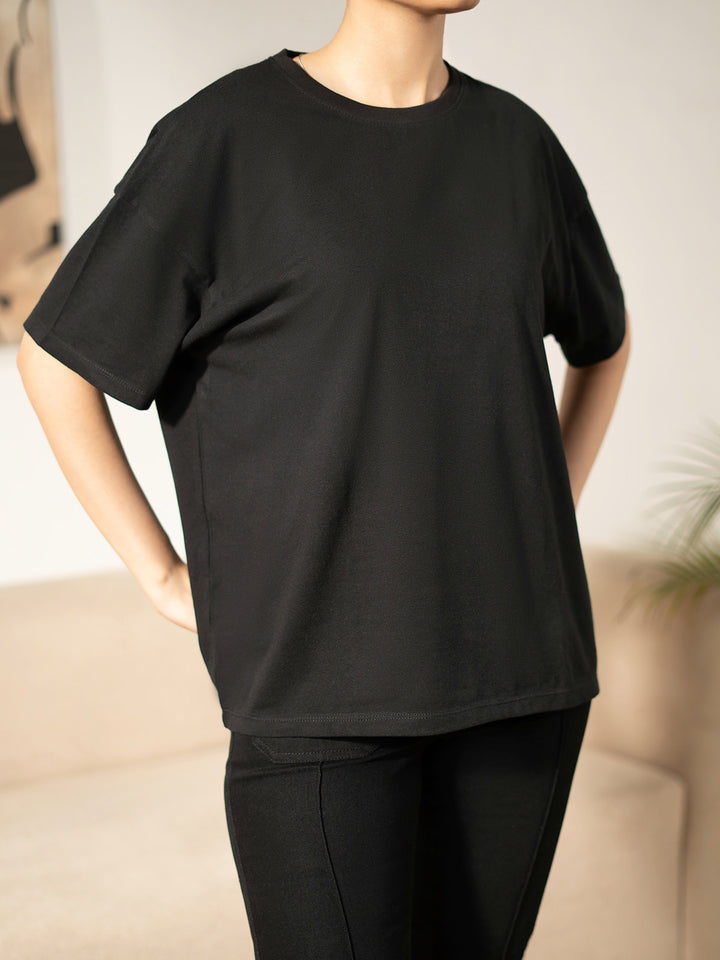 "SPRUCE" Basic Drop Shoulder T-Shirt