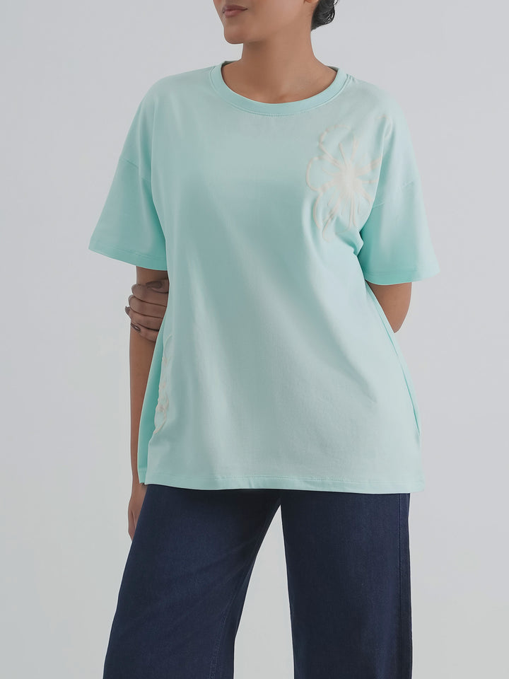 "VENDER" Graphic Drop Shoulder T-Shirt