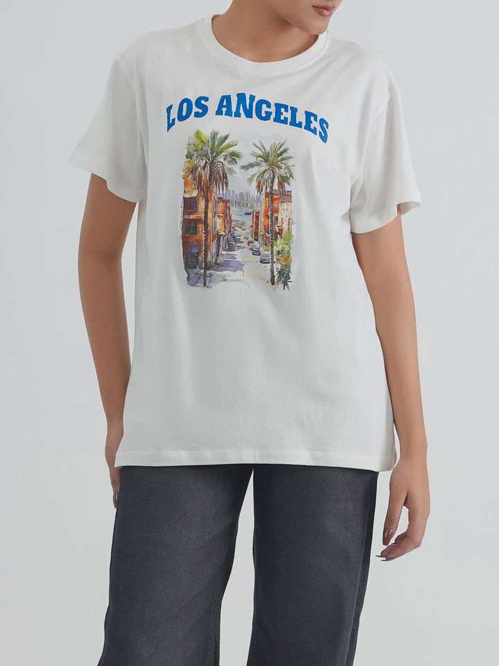 "ATHARV" Basic Drop Shoulder T-Shirt