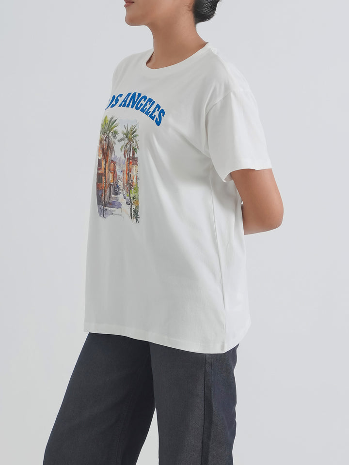 "ATHARV" Basic Drop Shoulder T-Shirt