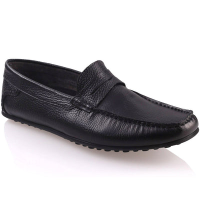 Mens 'Fregmo' Mild Leather Mocassins Shoes – Unze London